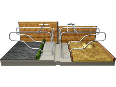 Patura Liegeboxenbügel "Classic" für Großvieh, Ø Rohr 60,3 mm, Länge 2,05 m, Höhe 1,25 m, 334525