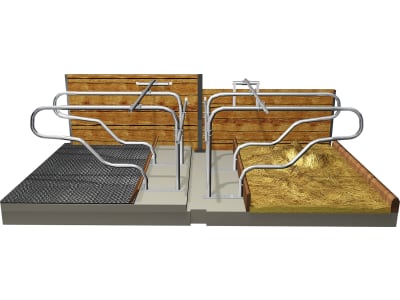 Patura Liegeboxenbügel "Classic" für Jungvieh, Ø Rohr 48,3 mm, Länge 1,30 m, Höhe 0,85 m, 334524