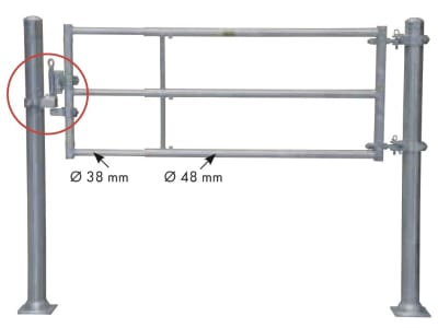 Patura Tor "TS3", 250 – 420 cm, 3 Horizontalstreben, 323598 Patura Tor "TS3", 250 – 420 cm, 3 Horizontalstreben, 323598