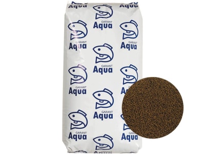 Aqua Eco für Ökobetriebe geeignetes, sinkendes Zuwachsfutter Fischfutter Forellenfutter 4 mm Extrudat 25 kg Sack