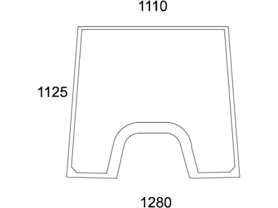 Frontscheibe, grün, Siebdruck, für Valtra Traktor T, X, XM, M, 6000, HiTech, Mezzo, Mega Frontscheibe, grün, Siebdruck, für Valtra Traktor T, X, XM, M, 6000, HiTech, Mezzo, Mega