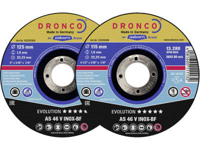 Dronco® Metall-Trennscheibe "AS 46 V Evolution Express" Dronco® Metall-Trennscheibe "AS 46 V Evolution Express"
