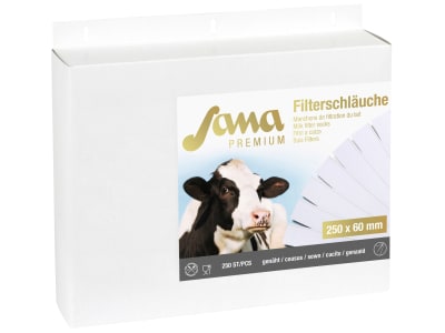 Sana Milchfilterschlauch "Premium" 455 x 57 mm; 60 mm, genäht, 46734