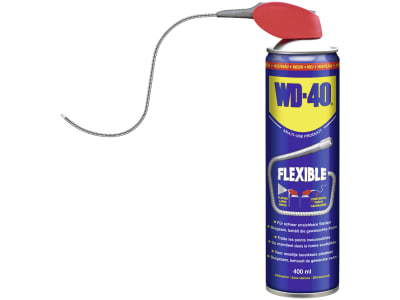 WD-40® Multifunktionsspray "Flexible" 400 ml, mit flexiblem, klappbarem Metall-Sprührohr, 291191