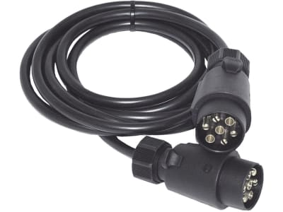 Verlängerungskabel 2,8 m 12 V, Kunststoffstecker 7-polig, VBK 72
