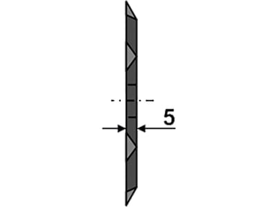 Industriehof® Schneidscheibe Ø außen 95 x 5 mm, geprägt, gezahnt für Seko Futtermischwagen, 70-300