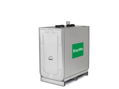 BayWa Hoftankstelle mit 1.000 L Unitech Tank, Hornet W40 A Elektro-Pumpe, 2 Säcke Ölbinder F, Dieseltankanlage