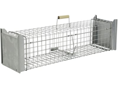 KERBL Kastenfalle "Alive Predator Super" 105 x 26 x 26 cm, für Füchse, streunende Katzen, Waschbären, Marder und andere Tiere, 299469