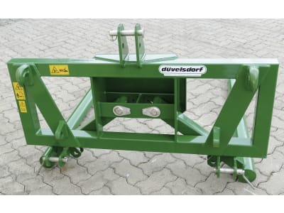 Düvelsdorf Rundballengabel "Solo", Dreipunktanbau Kat. 2; Euro-Aufnahme, mechanisch verstellbare Zinken, 3517740 Düvelsdorf Rundballengabel "Solo", Dreipunktanbau Kat. 2; Euro-Aufnahme, mechanisch verstellbare Zinken, 3517740