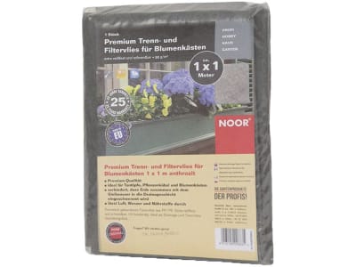 NOOR Blumenkastenvlies Premium 90 g/m² 1 x 1 m NOOR Blumenkastenvlies Premium 90 g/m² 1 x 1 m