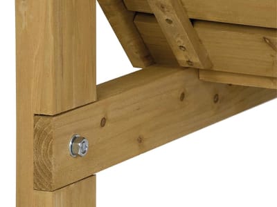 VegTrug Hochbeet Typ Klassik 103 x 76 x 80 cm natur  Füllmenge 210 l