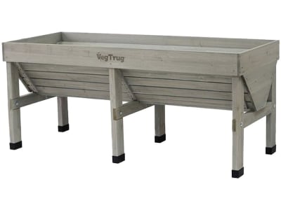 VegTrug Hochbeet Wallhuger greywash 183 x 46 x 80 cm