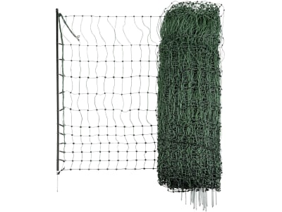 Ako Geflügelzaun "PoultryNet" Höhe 106 cm grün, mit Doppelspitze, stromführend Ako Geflügelzaun "PoultryNet" Höhe 106 cm grün, mit Doppelspitze, stromführend