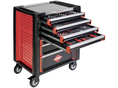 Airpress Werkzeugwagen 217-teilig, mit Einzelarretierung Airpress Werkzeugwagen 217-teilig, mit Einzelarretierung