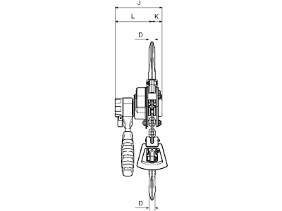 Yale Hebelzug "Yalehandy 250" Tragkraft 250 kg