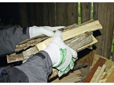 Keron Winterhandschuh "Eco-Wood" Gr. 10, Ziegenleder, chromfrei gegerbt; Fütterung Molton; Handrücken Fallschirmseide, 297944