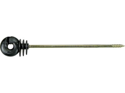 Patura Ringisolator mit Holzgewinde, langer Schaft gerade, 180 mm, für Kunststofflitzen, 10 St., 101620 Patura Ringisolator mit Holzgewinde, langer Schaft gerade, 180 mm, für Kunststofflitzen, 10 St., 101620