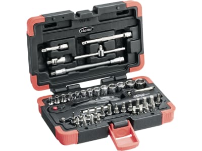 Vigor® Steckschlüsselsatz 1/4 ", 46-teilig Vigor® Steckschlüsselsatz 1/4 ", 46-teilig
