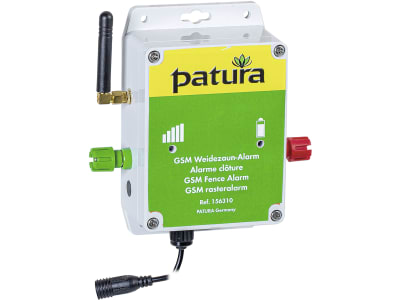 Patura Weidezaunalarm "GSM" für die Rund-um-die Uhr-Überwachung Ihres Weidezaunes per Smartphone/Tablet, 156310