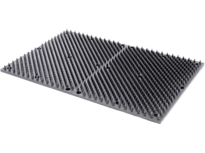 KERBL Kratzmatte 600 x 400 mm zur Wandmontage; Säulen; Pfähle; Eckmontage, 32689