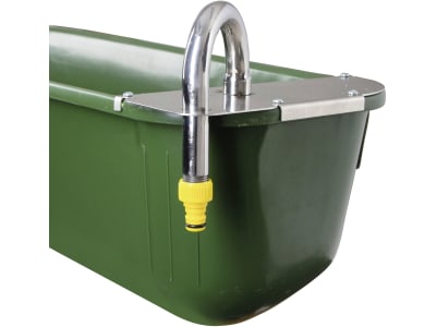 KERBL Langfuttertrog 42 l, 100 x 24 x 35 cm mit Schwimmerventil, 223111