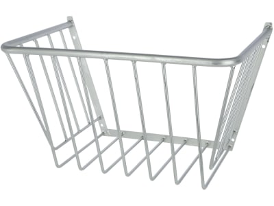 KERBL Heuraufe 75,3 x 46,5 x 47,5 cm, verzinkt, Wandmontage, für Rinder, 3231 KERBL Heuraufe 75,3 x 46,5 x 47,5 cm, verzinkt, Wandmontage, für Rinder, 3231