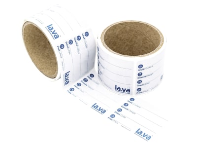 la.va® Klebe-Etiketten 70 x 60 mm, Kunststofffolie, 100 St. la.va® Klebe-Etiketten 70 x 60 mm, Kunststofffolie, 100 St.