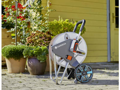 GARDENA Schlauchwagen CleverRoll M Metall  für Gartenschlauch, Wasserschlauch 18541-20