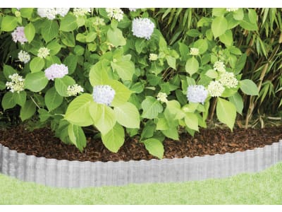 bellissa Rasenkantenband Welle verzinkt  500 x 20 cm