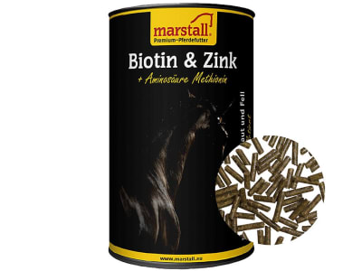 marstall® Biotin & Zink mit Gras aus dem Allgäu marstall® Biotin & Zink mit Gras aus dem Allgäu