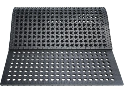 Kraiburg Ringloch-Gummimatte "Lomax" L x B x H: 175 x 110 x 2,4 cm Kraiburg Ringloch-Gummimatte "Lomax" L x B x H: 175 x 110 x 2,4 cm