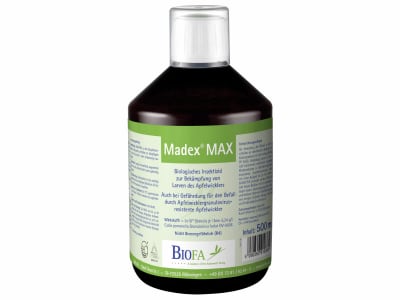 BIOFA Madex MAX 0,1 l Flasche Insektizid gegen Apfelwicklerlarven BIOFA Madex MAX 0,1 l Flasche Insektizid gegen Apfelwicklerlarven