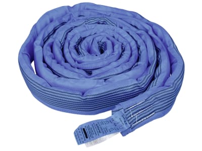Rundschlinge Länge 4 m, Zugkraft direkt 17 t, für Umlenkrolle "FTF 8,5" Rundschlinge Länge 4 m, Zugkraft direkt 17 t, für Umlenkrolle "FTF 8,5"