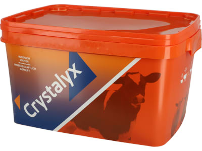 Crystalyx® Mentholyx energiereiche Leckmasse für Kälber, Schafe und Ziegen mit Menthol und Eukalyptus Leckmasse 22,5 kg Kübel