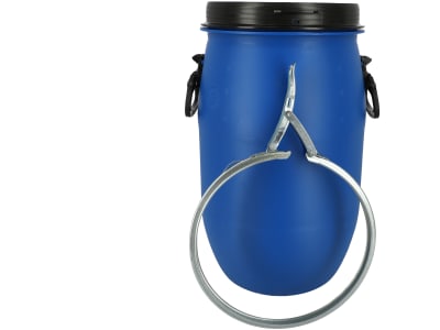  Maischefass rund mit Griffen 30 l mit Deckel und Spannringverschluss
