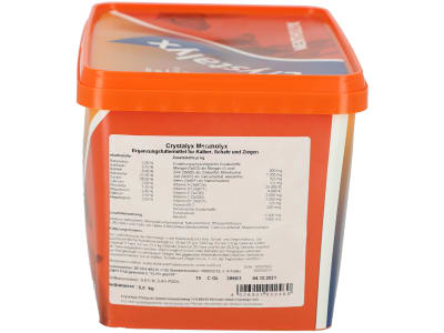 Crystalyx® Mentholyx energiereiche Leckmasse für Kälber, Schafe und Ziegen mit Menthol und Eukalyptus Leckmasse 5 kg Kübel