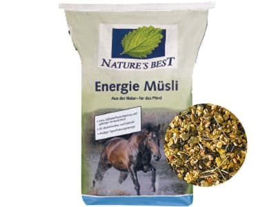 NATURE´S BEST Energie Müsli für Pferde mit hohem Energiebedarf Müsli 20 kg Sack NATURE´S BEST Energie Müsli für Pferde mit hohem Energiebedarf Müsli 20 kg Sack