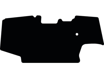 Fußmatte Gummi schwarz, für Kubota Traktor MGX-Serie Fußmatte Gummi schwarz, für Kubota Traktor MGX-Serie