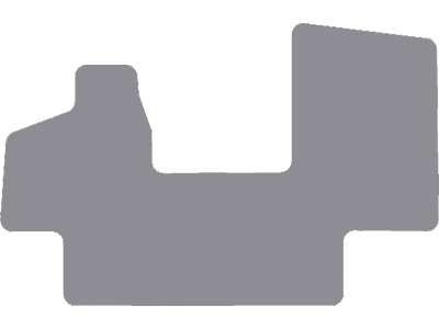 Fußmatte Gummi hellgrau, für Weidemann Teleskoplader 3080 LPT (LK 174-1), ab Bj. 18 Fußmatte Gummi hellgrau, für Weidemann Teleskoplader 3080 LPT (LK 174-1), ab Bj. 18