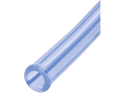 Milchschlauch 12,7 x 21 mm, 1 m, PVC (Polyvinylchlorid), transparent, gebördelt, für Gea Westfalia