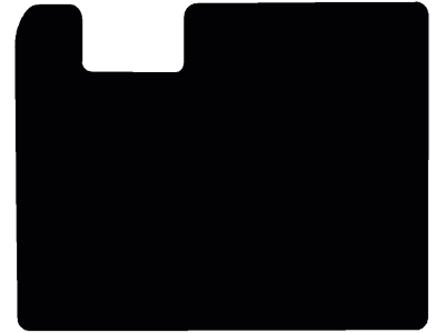 Fußmatte Gummi schwarz, für JCB Teleskoplader 527.58 Agri, ab Bj. 14 Fußmatte Gummi schwarz, für JCB Teleskoplader 527.58 Agri, ab Bj. 14
