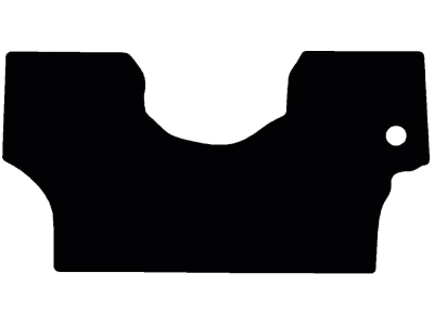 Fußmatte Gummi schwarz, für Landini Traktor Serie 5H Tier 3, ab Bj. 13 Fußmatte Gummi schwarz, für Landini Traktor Serie 5H Tier 3, ab Bj. 13