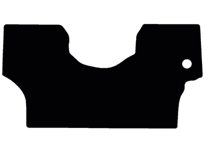 Fußmatte Gummi schwarz, für McCormick Traktor Serie X 50, Tier 4i, ab Bj. 13 Fußmatte Gummi schwarz, für McCormick Traktor Serie X 50, Tier 4i, ab Bj. 13
