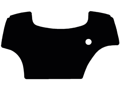 Fußmatte Gummi schwarz, für Same Traktor Virtus, Bj. 12 – 17