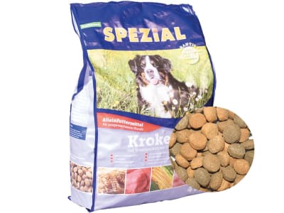 SPEZIAL Kroketten Alleinfutter für ausgewachsene Hunde aller Rassen Pellet 15 kg Sack