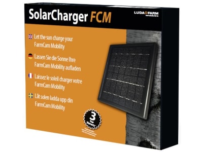LUDA.FARM Solarladegerät "FCM" 3 W, für die autarke Stromversorgung von FarmCam Mobility, Mobility S, 360, 360S, 1091 LUDA.FARM Solarladegerät "FCM" 3 W, für die autarke Stromversorgung von FarmCam Mobility, Mobility S, 360, 360S, 1091