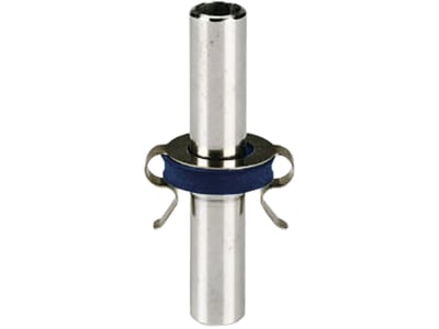 Interpuls Anschlussrohr mit Dichtung und Haltefeder, vernickelt, für Vakuumventilhahn, 10 mm Vakuumschlauch Interpuls Anschlussrohr mit Dichtung und Haltefeder, vernickelt, für Vakuumventilhahn, 10 mm Vakuumschlauch