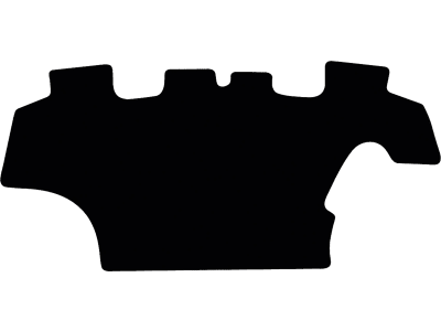 Fußmatte Velours schwarz, für Ford New Holland Traktor Serie T5, mit Autocommand, ab Bj. 19 Fußmatte Velours schwarz, für Ford New Holland Traktor Serie T5, mit Autocommand, ab Bj. 19