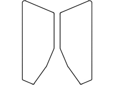 Türscheibe, grün, links/rechts, für Fiat -88, -90, 500, 600, 700, 800, 900, 1000, Kabine CS 14 – 19, Superkomfort Türscheibe, grün, links/rechts, für Fiat -88, -90, 500, 600, 700, 800, 900, 1000, Kabine CS 14 – 19, Superkomfort