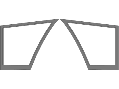 Türscheibe, grün, unten links/rechts, Siebdruck für Fiat, Ford New Holland L 60, L 65, L 75, L 85, L 95 Türscheibe, grün, unten links/rechts, Siebdruck für Fiat, Ford New Holland L 60, L 65, L 75, L 85, L 95